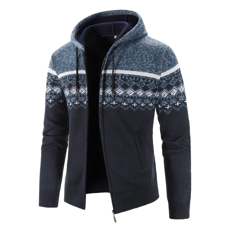 Herren Herbst Jacke Übergangsjacke Hoodie Sweatjacke Outdoor Zipper Sweater NEU