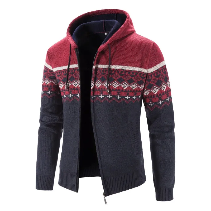 Herren Herbst Jacke Übergangsjacke Hoodie Sweatjacke Outdoor Zipper Sweater NEU