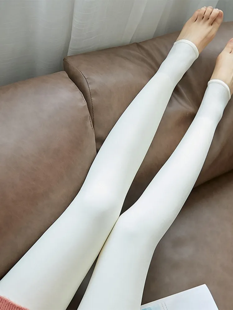 Damen Winter Warm Thermo Hose Innenfleece Strumpfhose Blickdicht Hosen Leggins