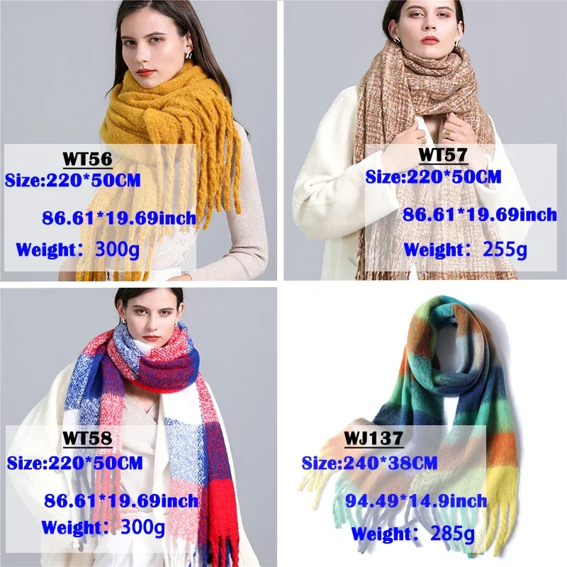 Damen Winterschal Viskose Stola Schlauchschal Halstuch Strickschal Loop NEU
