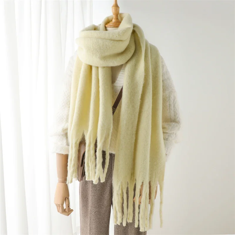 Damen Winterschal Viskose Stola Schlauchschal Halstuch Strickschal Loop NEU
