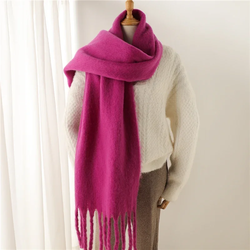 Damen Winterschal Viskose Stola Schlauchschal Halstuch Strickschal Loop NEU