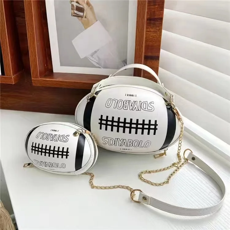 Damen Handtasche Football Crossbody Schultertasche Tasche Umhängetasche