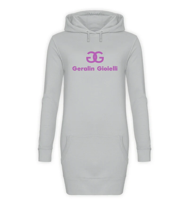 Geralin Gioielli Kapuzenkleid Damen Minikleid Hoodie Sweatshirt Longtops - Damen Hoodie-Kleid