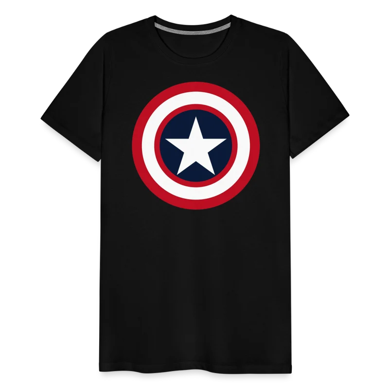 Herren America T-Shirt Rundhals Unisex Fashion Sommer Streetwear 100% Baumwolle