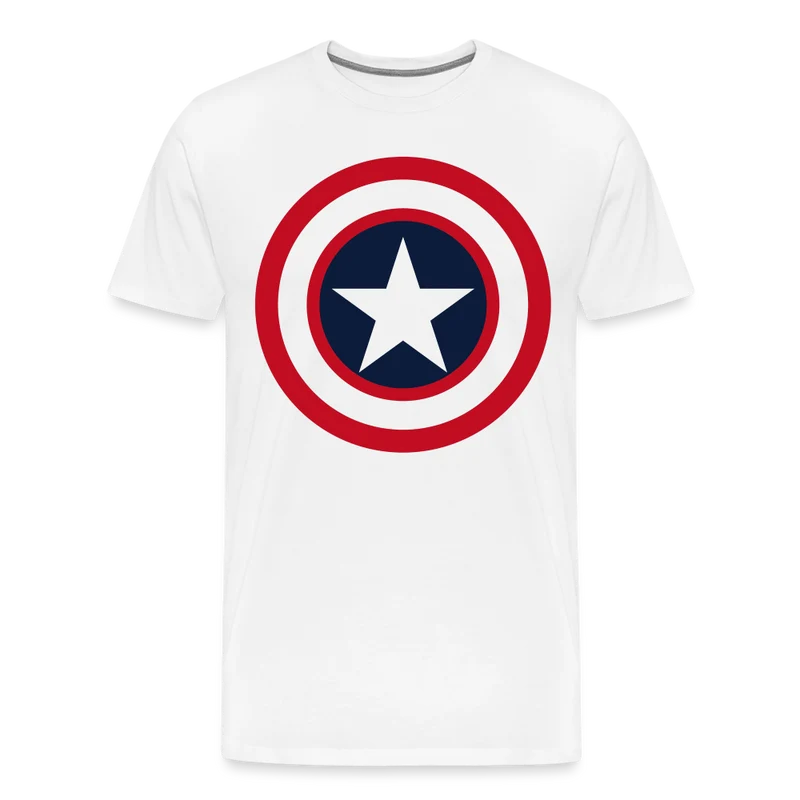 Herren America T-Shirt Rundhals Unisex Fashion Sommer Streetwear 100% Baumwolle