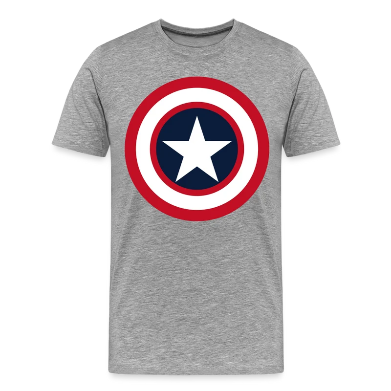 Herren America T-Shirt Rundhals Unisex Fashion Sommer Streetwear 100% Baumwolle