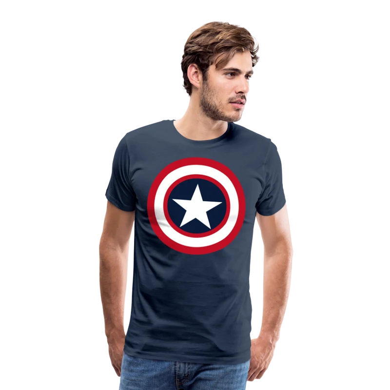 Herren America T-Shirt Rundhals Unisex Fashion Sommer Streetwear 100% Baumwolle