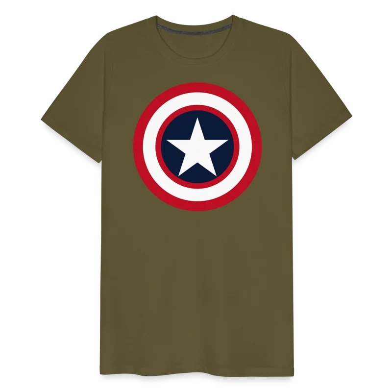 Herren America T-Shirt Rundhals Unisex Fashion Sommer Streetwear 100% Baumwolle