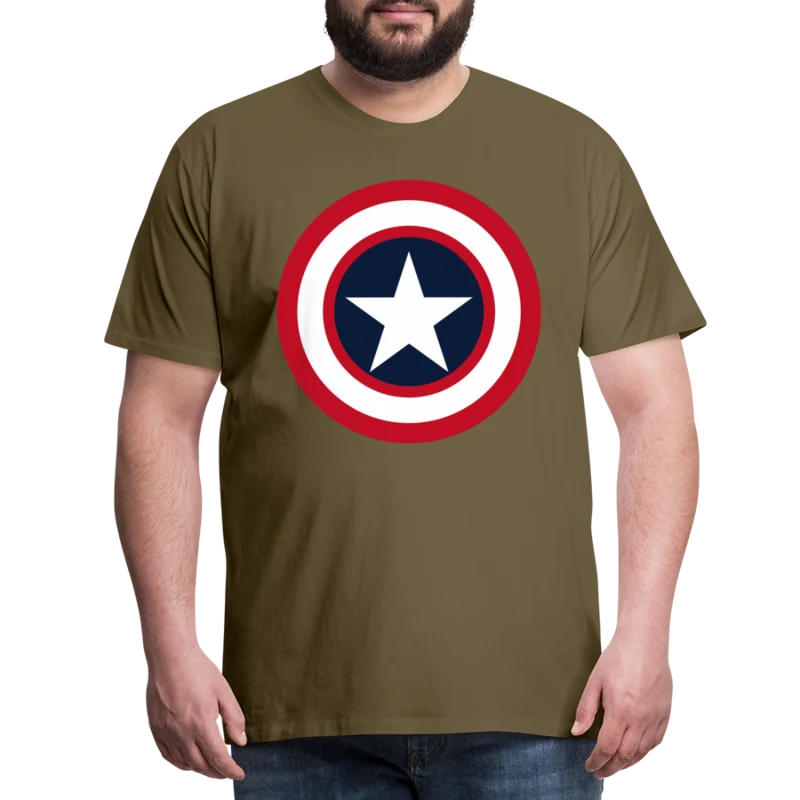 Herren America T-Shirt Rundhals Unisex Fashion Sommer Streetwear 100% Baumwolle