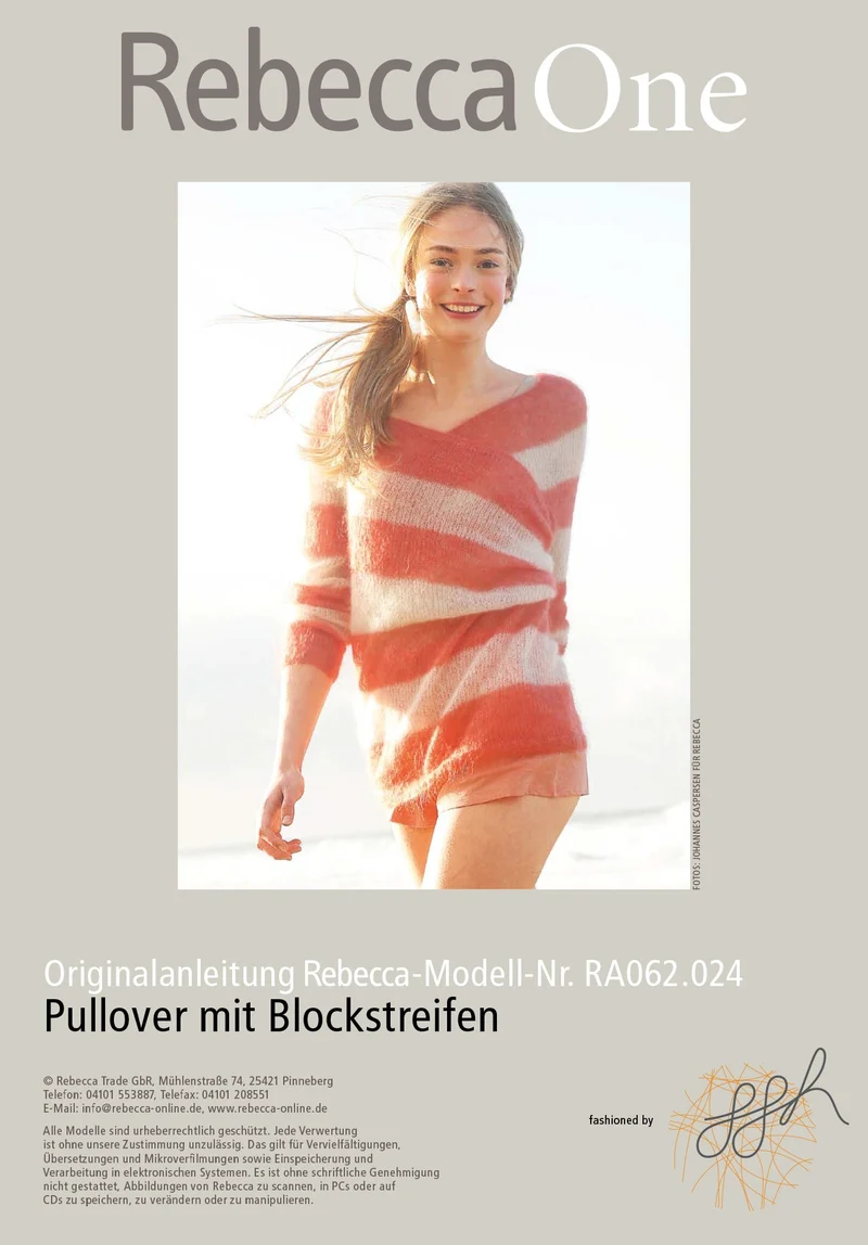 Pullover mit Blockstreifen