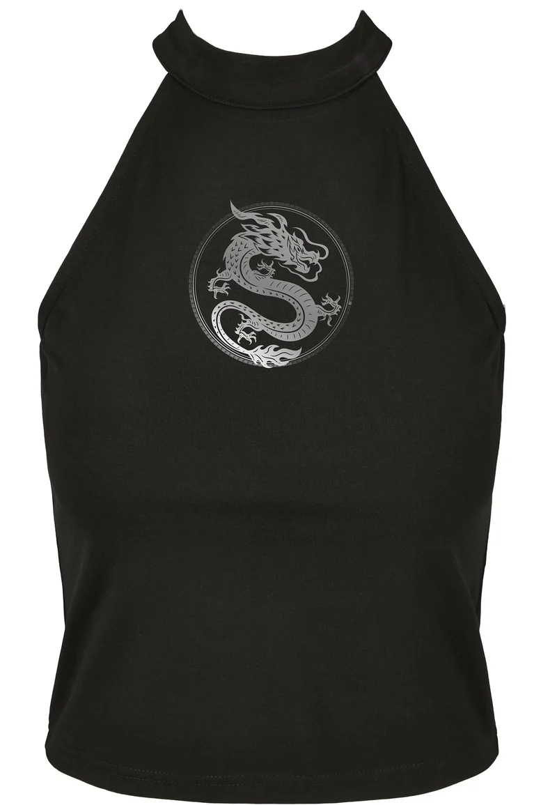 MT Dragon Turtleneck Short Top