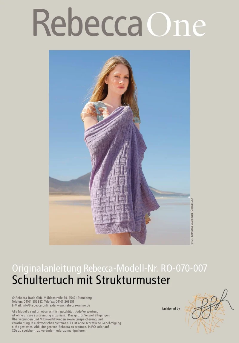 Strickmuster - Schultertuch