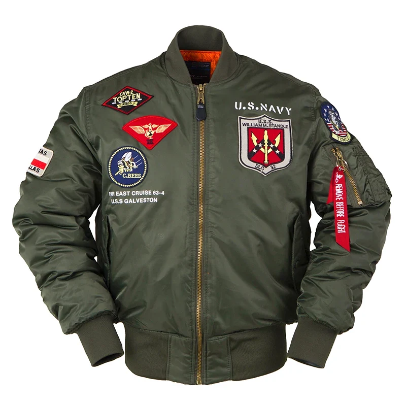 MA-1 Bomber Jacke Fliegerjacke Baseball Pilotenjacke Baseballjacke Top Gun