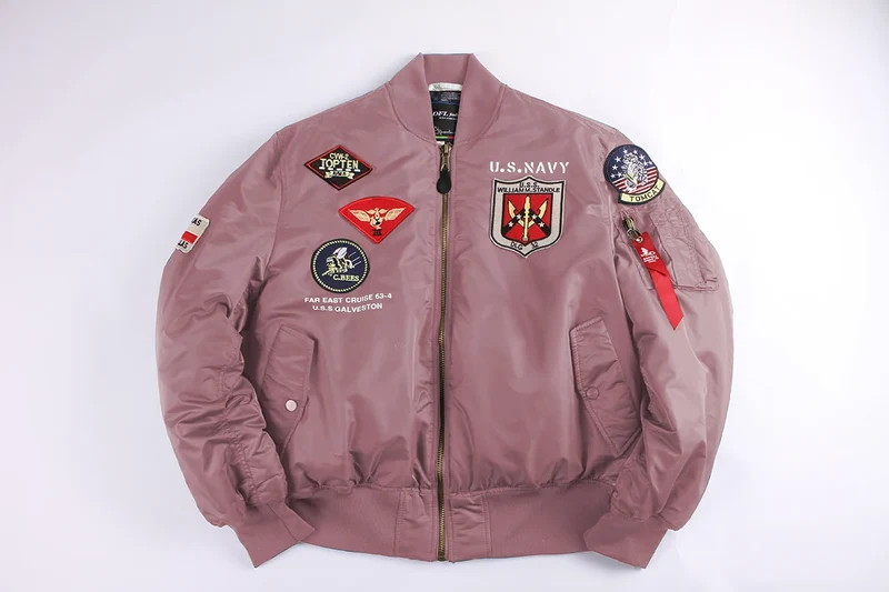 MA-1 Bomber Jacke Fliegerjacke Baseball Pilotenjacke Baseballjacke Top Gun