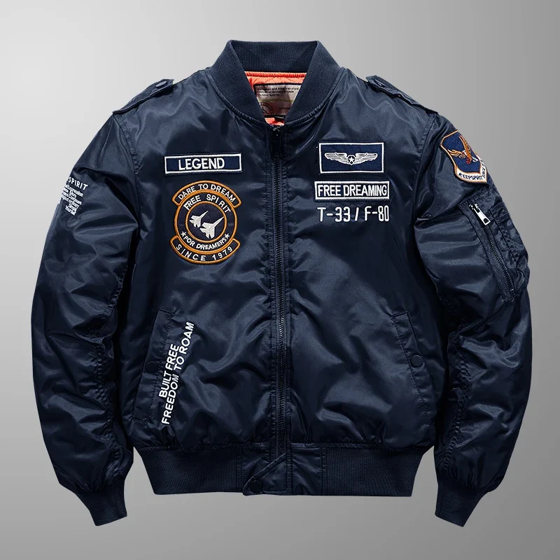 MA-1 Bomber Jacke Fliegerjacke Baseball Pilotenjacke Baseballjacke Hip Hop