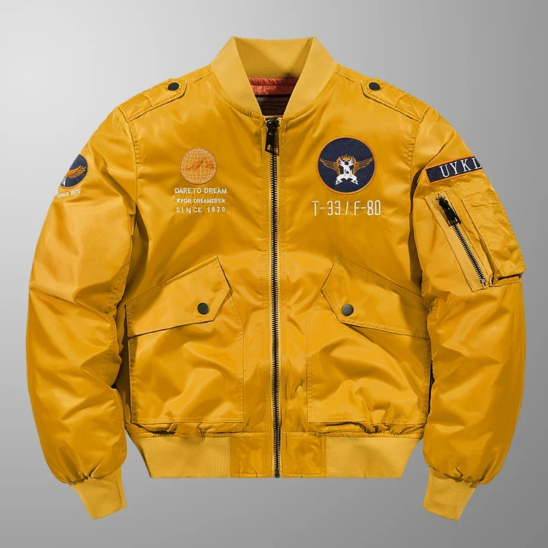 MA-1 Bomber Jacke Fliegerjacke Baseball Pilotenjacke Baseballjacke Hip Hop