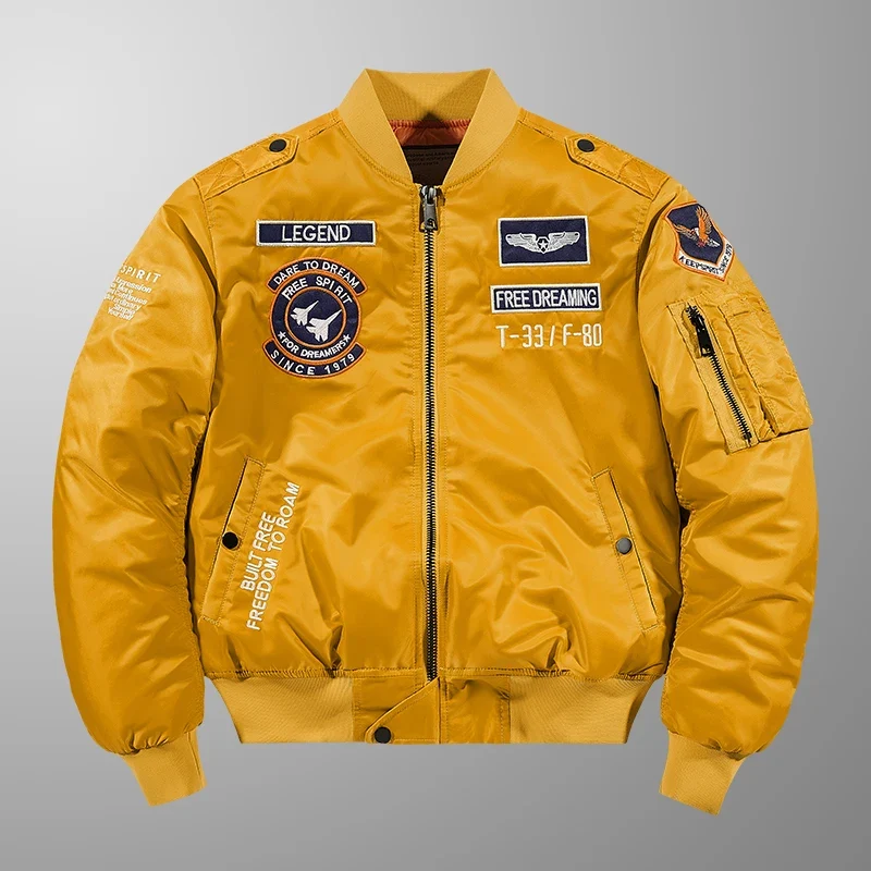 MA-1 Bomber Jacke Fliegerjacke Baseball Pilotenjacke Baseballjacke Hip Hop