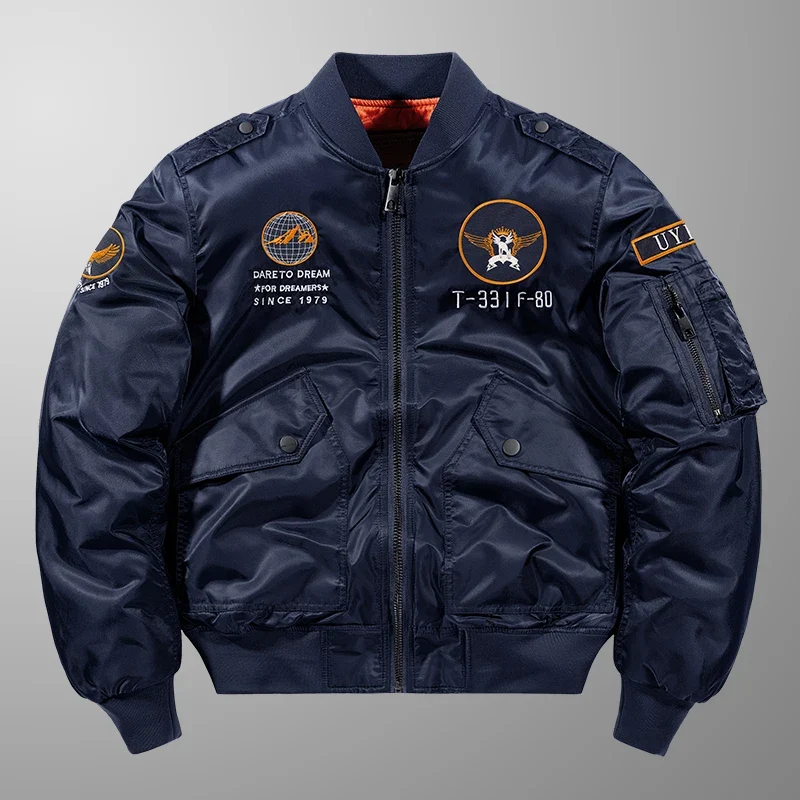 MA-1 Bomber Jacke Fliegerjacke Baseball Pilotenjacke Baseballjacke Hip Hop