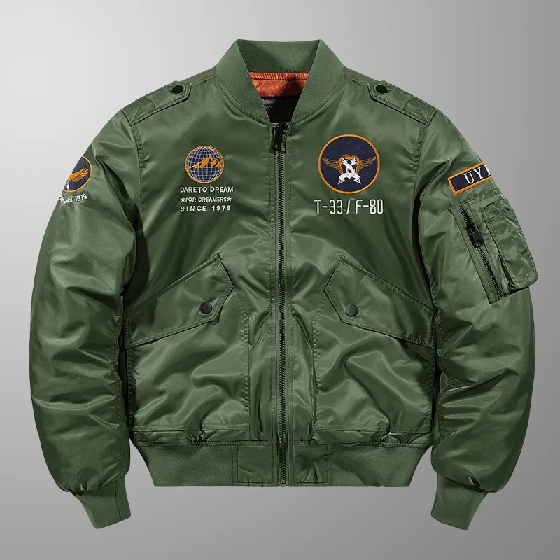 MA-1 Bomber Jacke Fliegerjacke Baseball Pilotenjacke Baseballjacke Hip Hop