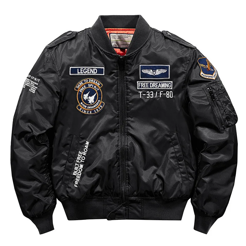 MA-1 Bomber Jacke Fliegerjacke Baseball Pilotenjacke Baseballjacke