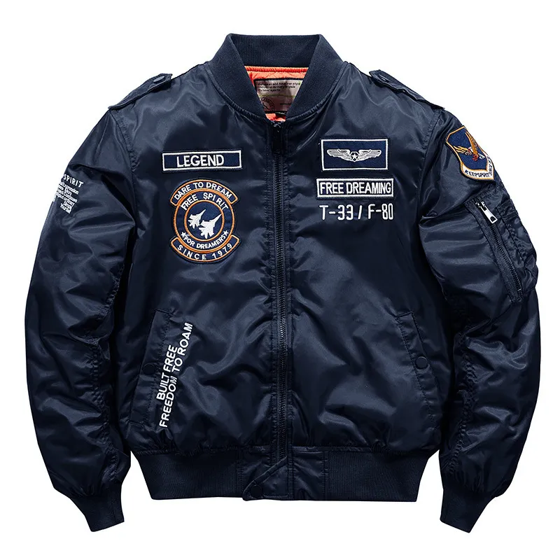 MA-1 Bomber Jacke Fliegerjacke Baseball Pilotenjacke Baseballjacke