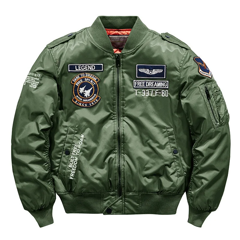 MA-1 Bomber Jacke Fliegerjacke Baseball Pilotenjacke Baseballjacke