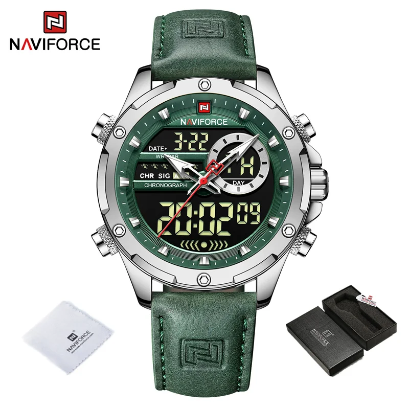 Herren Armbanduhr Silber Schwarz Edelstahl Quarzuhr Luxus Chronograph Business