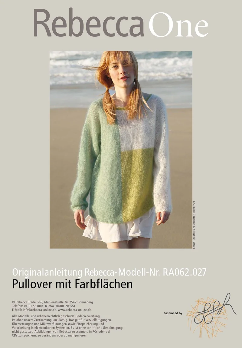 Pullover mit Farbflächen