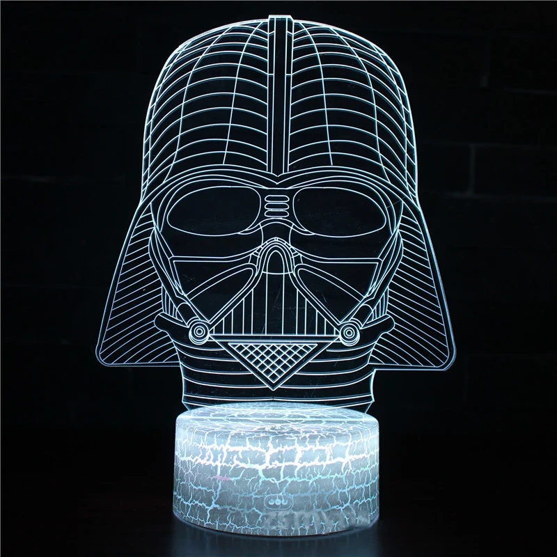 3D LED Nachtlicht Kinder Tischlampe USB Touch Fernbedienung Lampe Dimmbar NEU