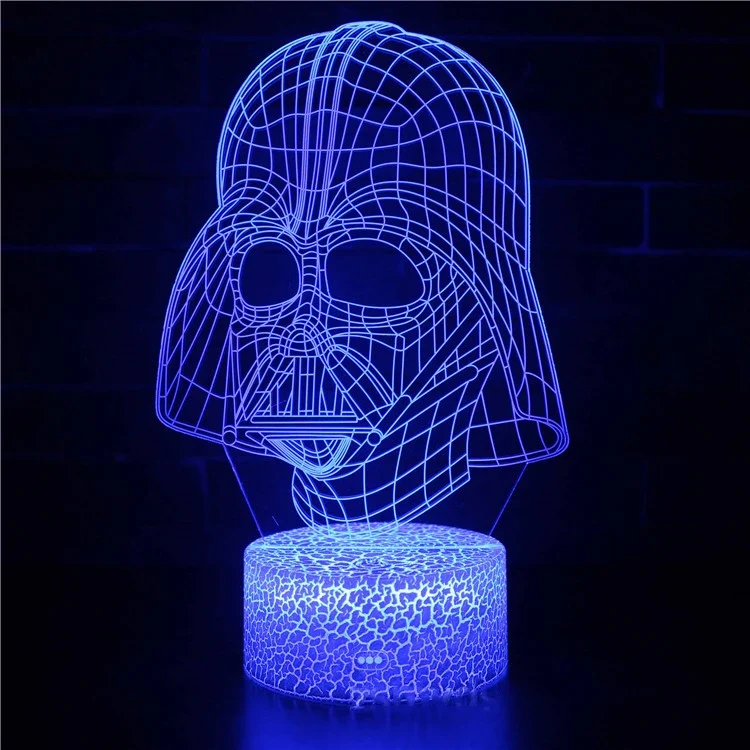 3D LED Nachtlicht Kinder Tischlampe USB Touch Fernbedienung Lampe Dimmbar NEU