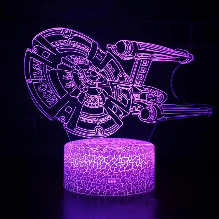 3D LED Nachtlicht Kinder Tischlampe USB Touch Fernbedienung Lampe Dimmbar NEU
