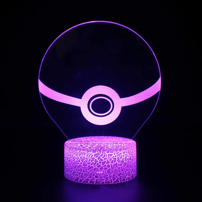 3D LED Nachtlicht Kinder Tischlampe USB Touch Fernbedienung Lampe Dimmbar NEU