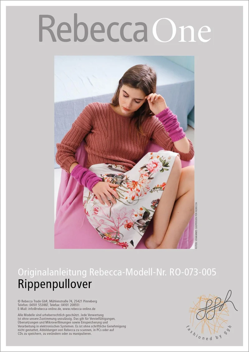 Strickanleitung - Rippenpullover