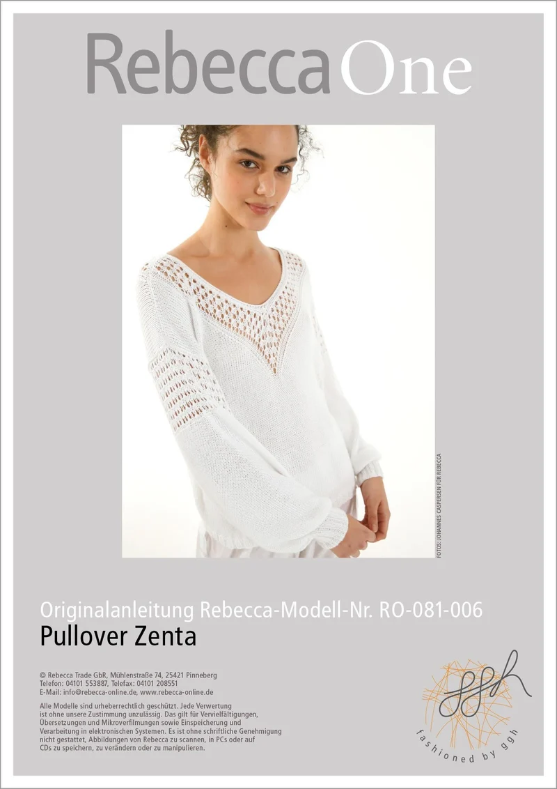 Anleitung - Pullover Zenta