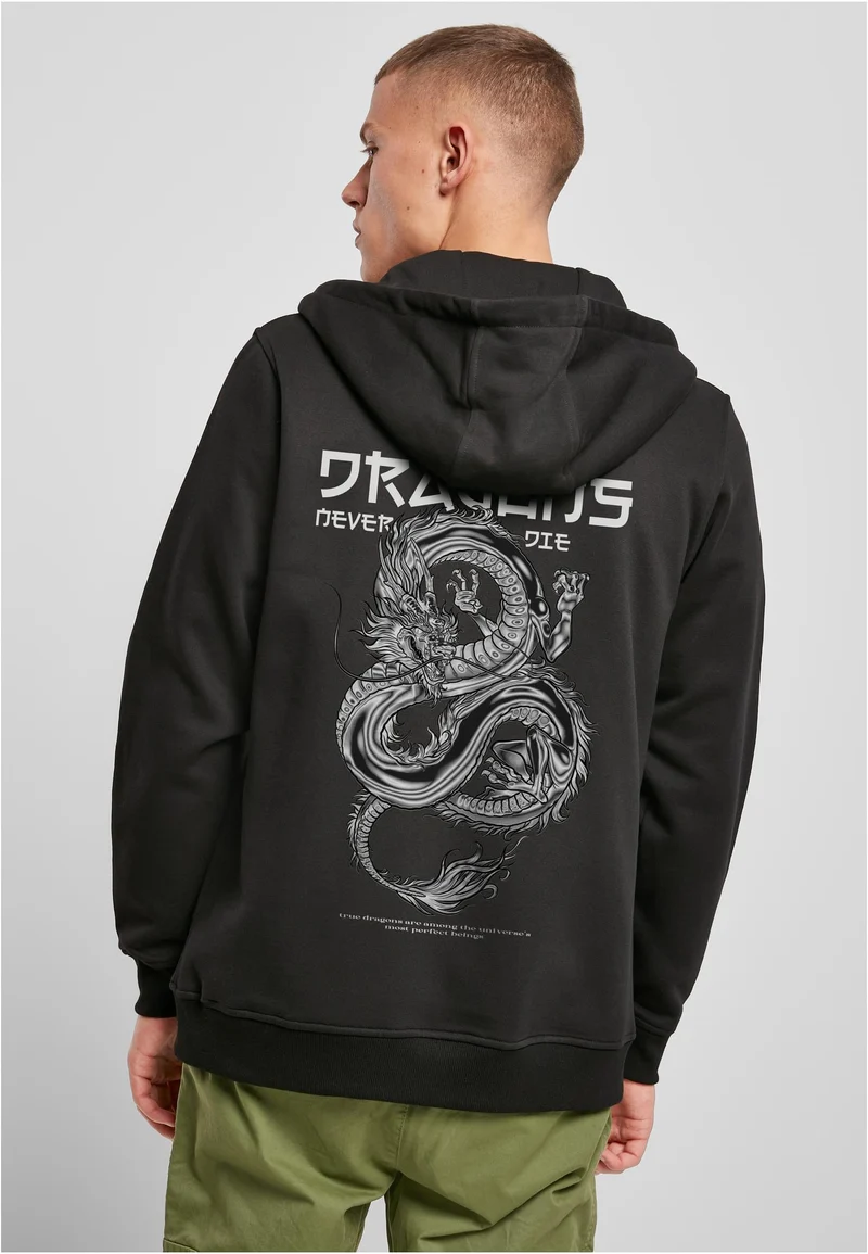 MT Dragons Never Die Heavy Zip Hoody