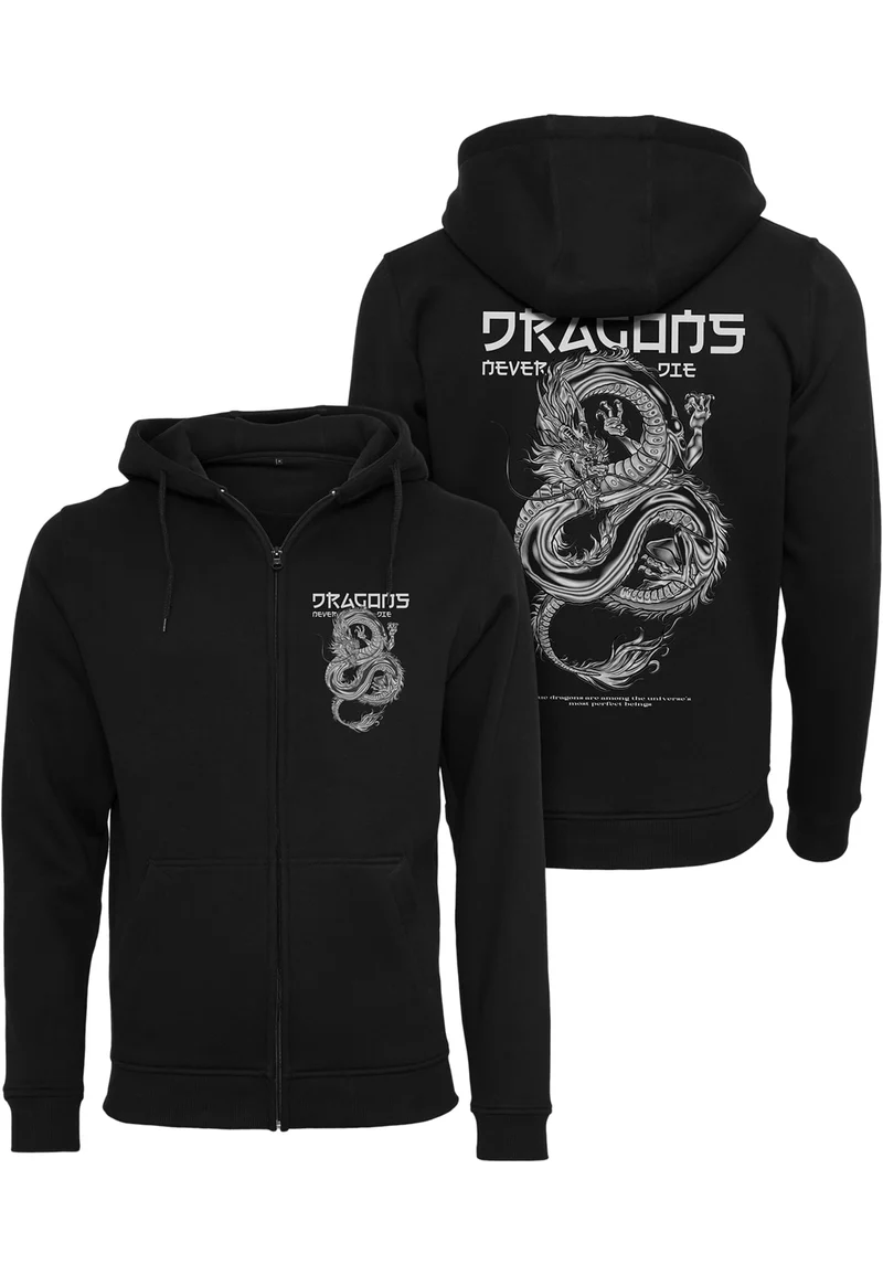 MT Dragons Never Die Heavy Zip Hoody