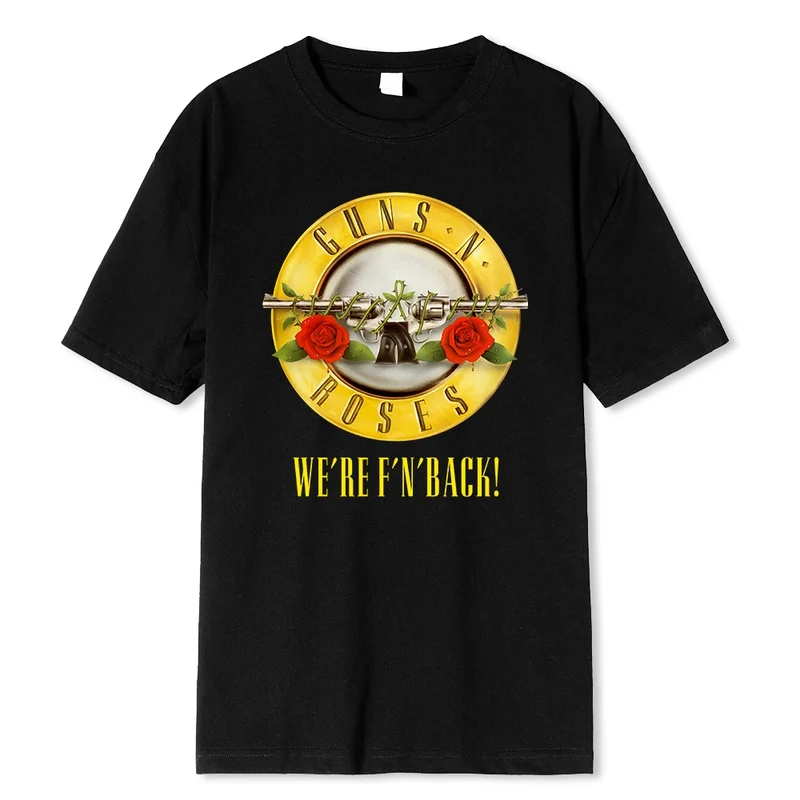 Fashion Herren Rock Band 3D T-Shirt Rundhals Unisex Sommer 100% Wolle Streetwear