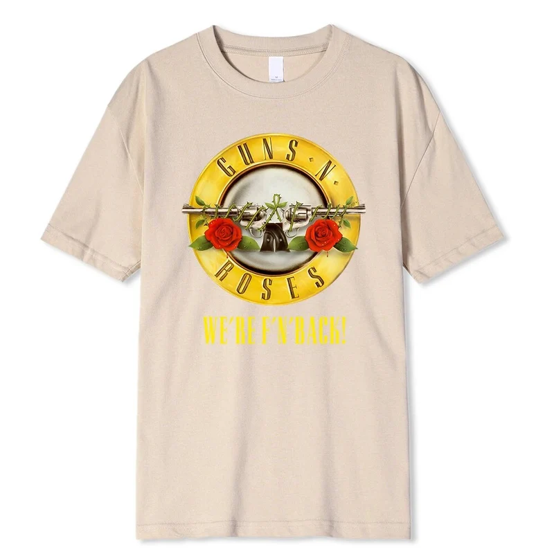 Fashion Herren Rock Band 3D T-Shirt Rundhals Unisex Sommer 100% Wolle Streetwear
