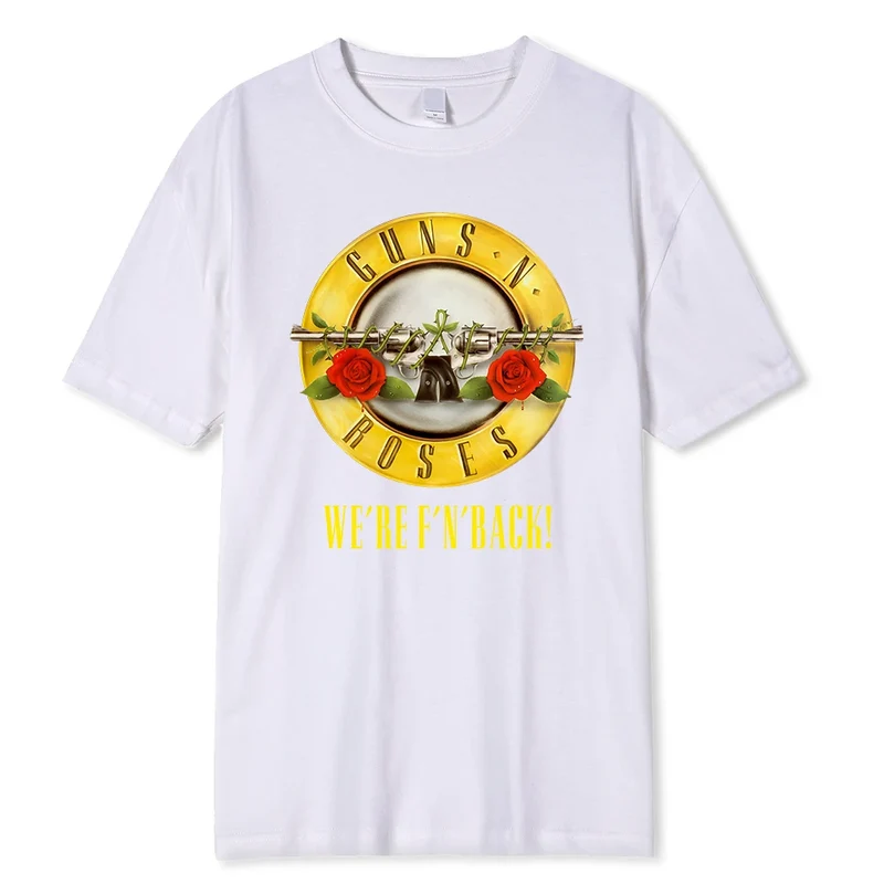 Fashion Herren Rock Band 3D T-Shirt Rundhals Unisex Sommer 100% Wolle Streetwear