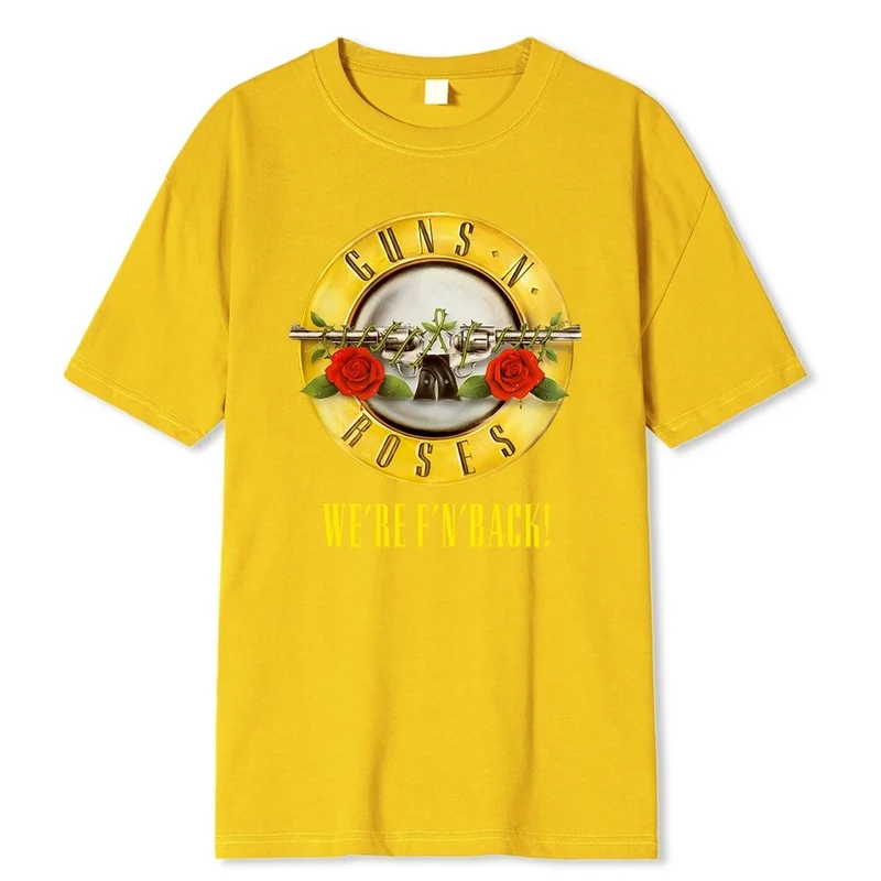 Fashion Herren Rock Band 3D T-Shirt Rundhals Unisex Sommer 100% Wolle Streetwear