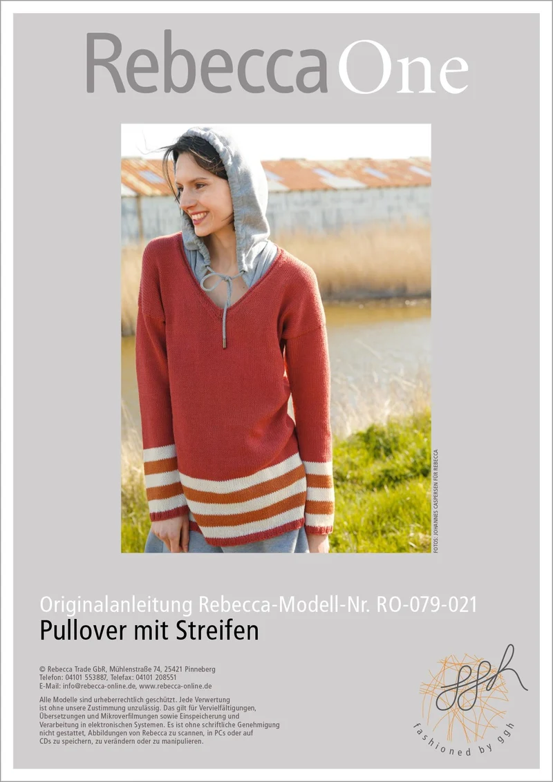 Anleitung - Pullover mit Streifen