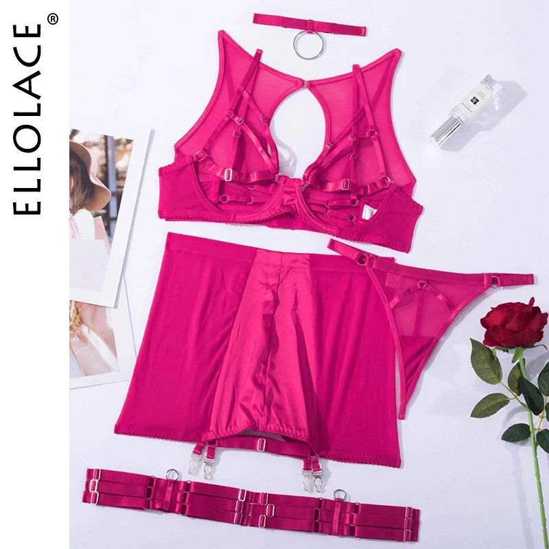 Damen Sexy Dessous Bodysuit Babydoll Reizwäsche Body Unterwäsche Schwarz
