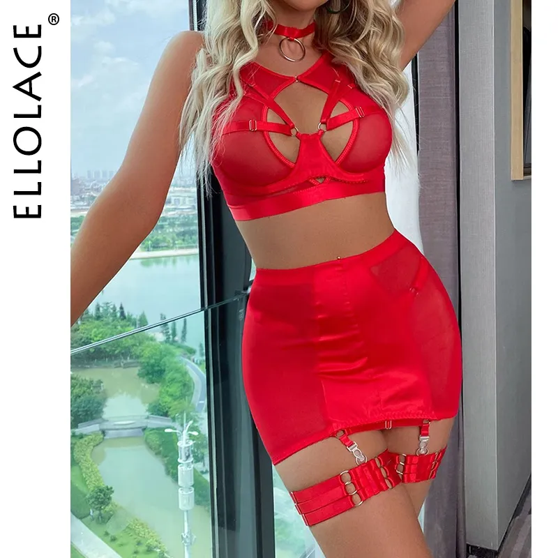 Damen Sexy Dessous Bodysuit Babydoll Reizwäsche Body Unterwäsche Schwarz