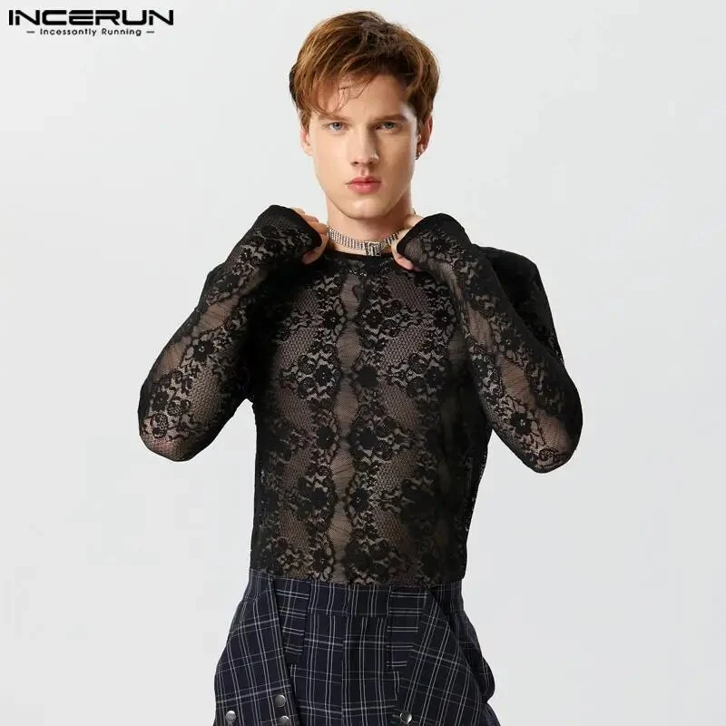 Fetisch Fashion Männer Sexy Bodysuits Herren Body Shirts Hemd Transparent Club