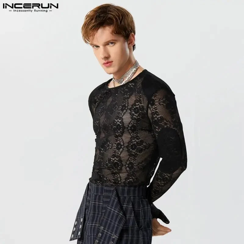 Fetisch Fashion Männer Sexy Bodysuits Herren Body Shirts Hemd Transparent Club