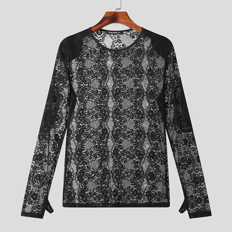 Fetisch Fashion Männer Sexy Bodysuits Herren Body Shirts Hemd Transparent Club
