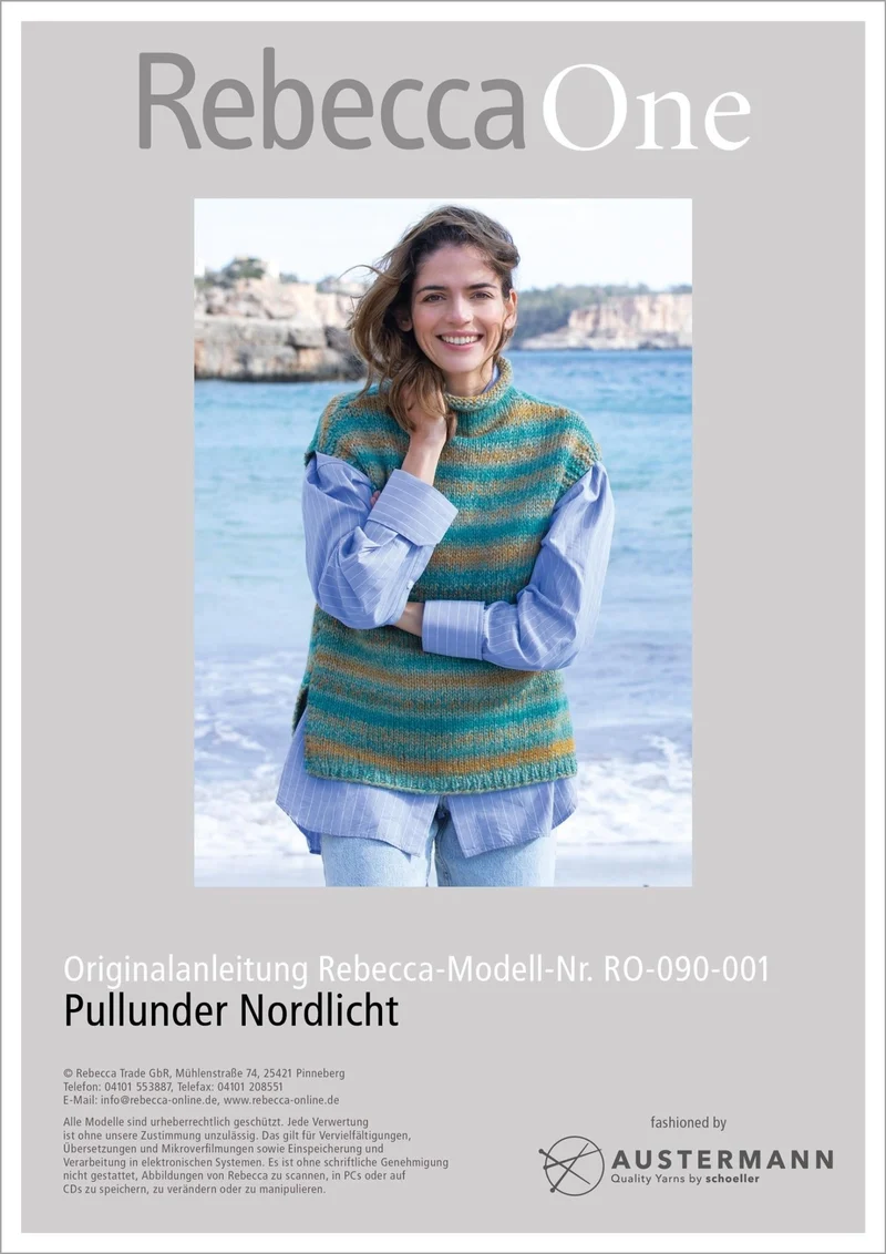 Strickanleitung - Pullunder Nordlicht