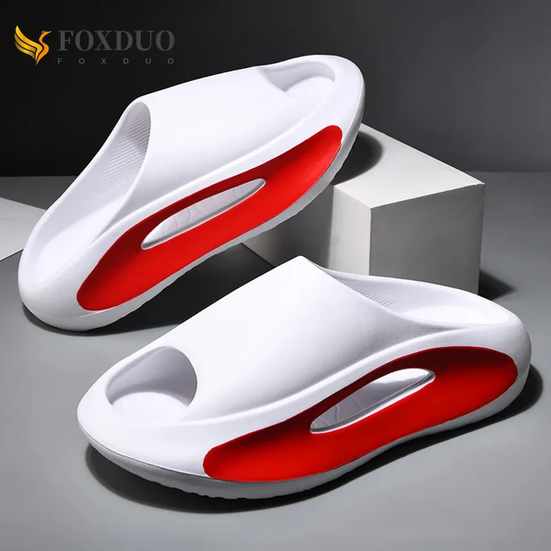 Badelatschen Hausschuhe Flip Flops Frauen Herren Sandalen Weiche EVA Sohle