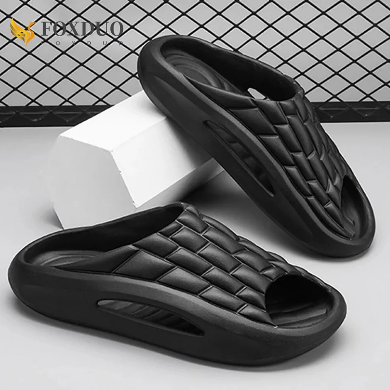 Badelatschen Hausschuhe Flip Flops Frauen Herren Sandalen Weiche EVA Sohle